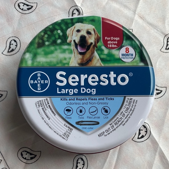 Bayer Large Dog Flea & Tick Collar, Over 18 lb, 8-Month Protection - Picture 1 of 14